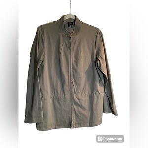 Eileen Fsher cotton jacket adjustable waist in size  medium